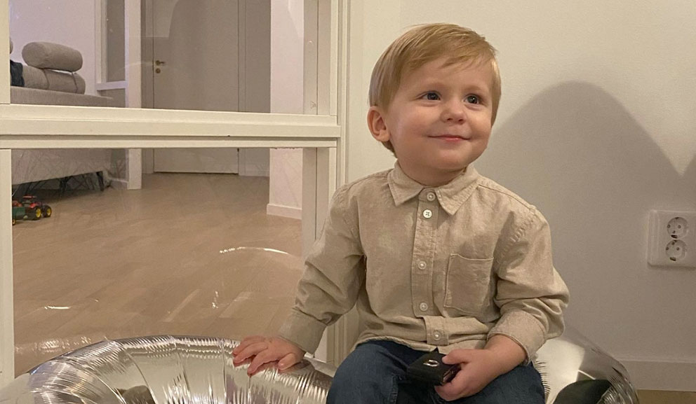 Knut Ekfeldt 2 år