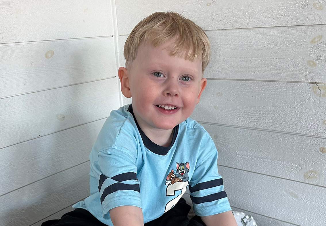 Melker Holm 4 år