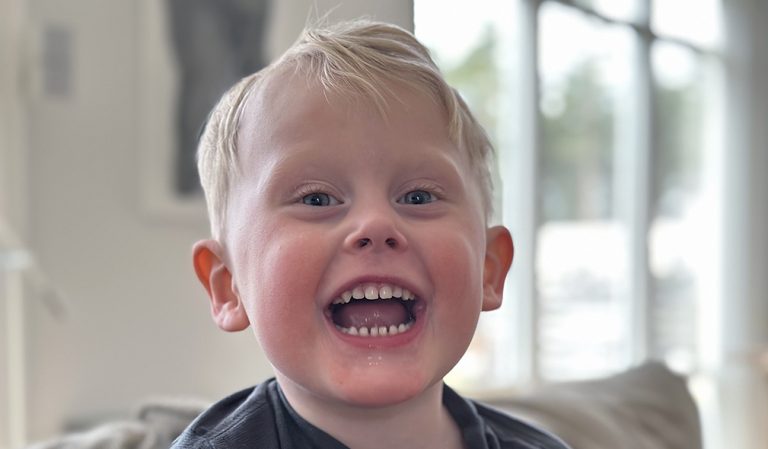 Melker Holm 3 år