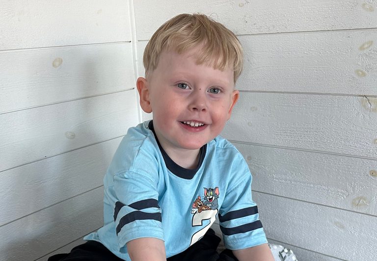Melker Holm 4 år
